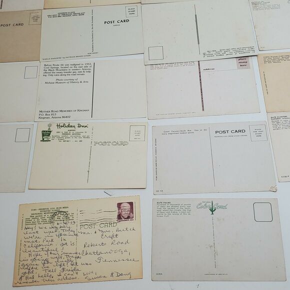 18 Arizona Post Card Lot Cool Springs Cabins Tasty Foods Safford Motel Scenic - Picture 10 of 11